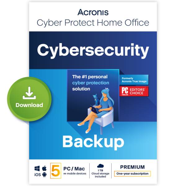 Acronis  ESD True Image Premium 5PC + 1TB Subscription 1Y