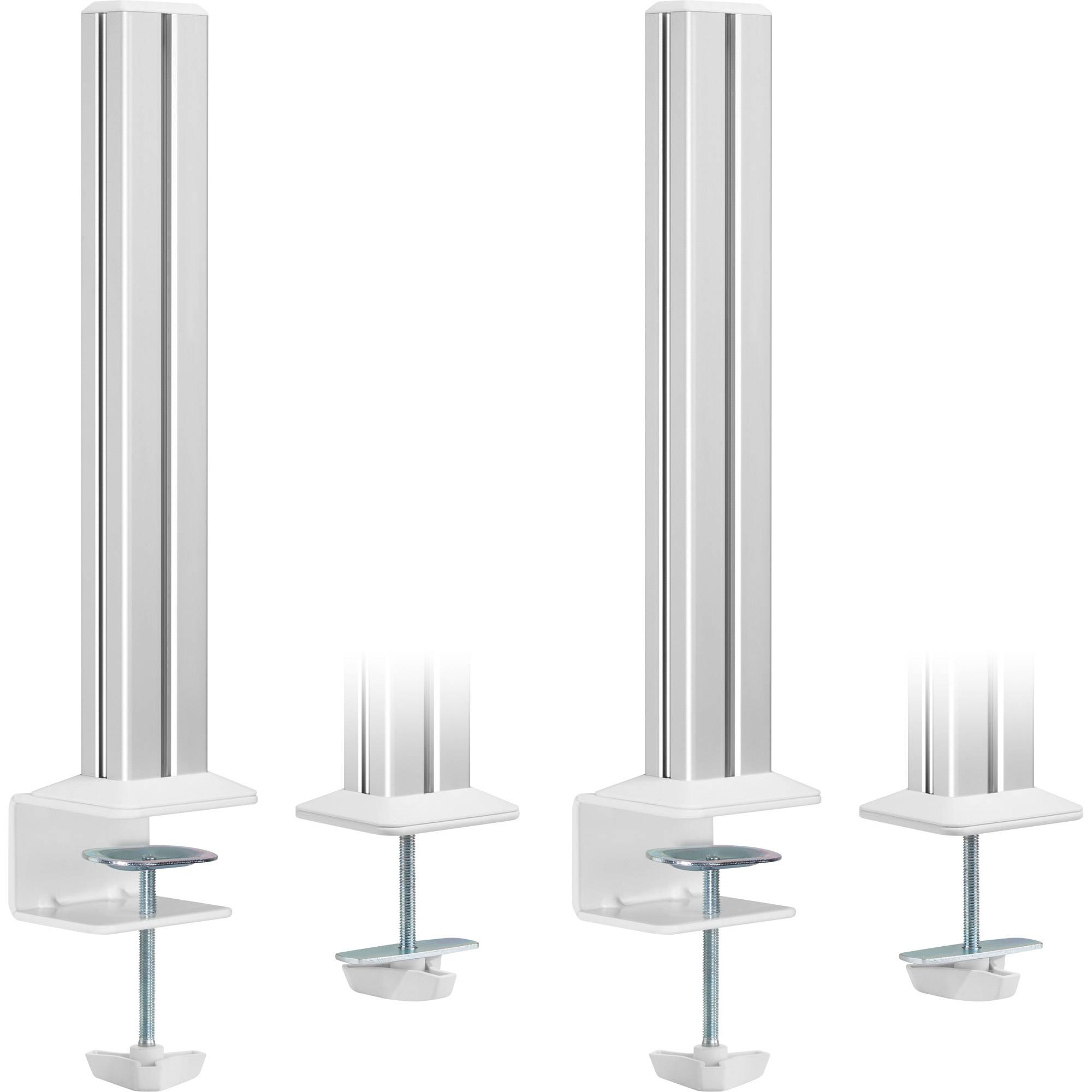InLine® Slatwall Tischhalterung, Aluminium Panel 1 m, inkl. 2 Stützen 0,43 m-3
