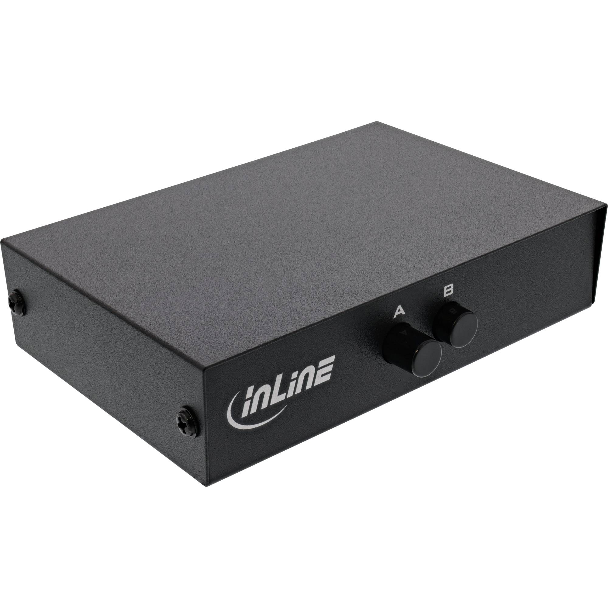 InLine® Seriell-Umschalter manuell 2-fach, RS232, 9-polig Sub-D-0