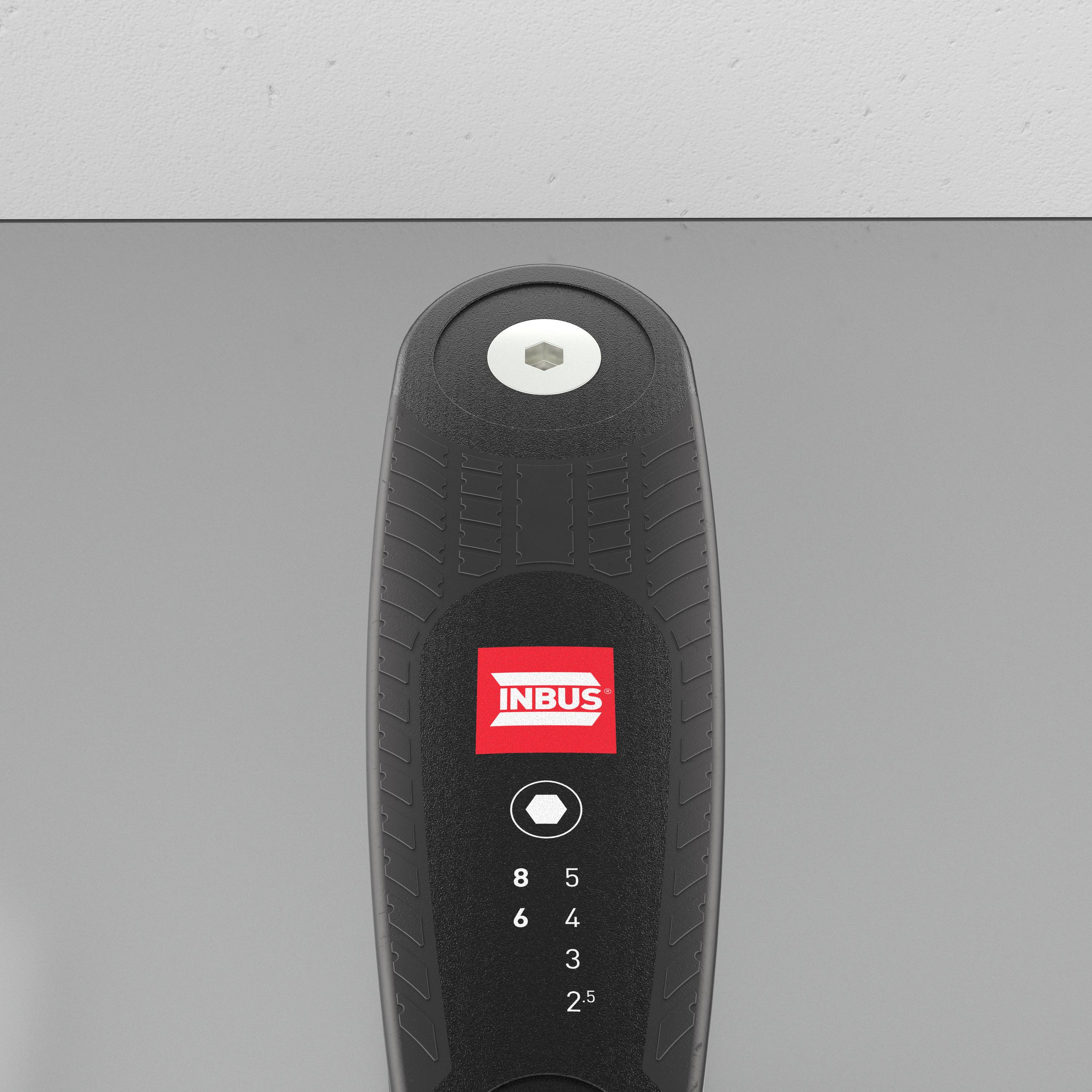INBUS® Innen-Sechskant Klapphalter 2,5 – 8 mm - 6tlg mit HybridTouch - Made in Germany-1