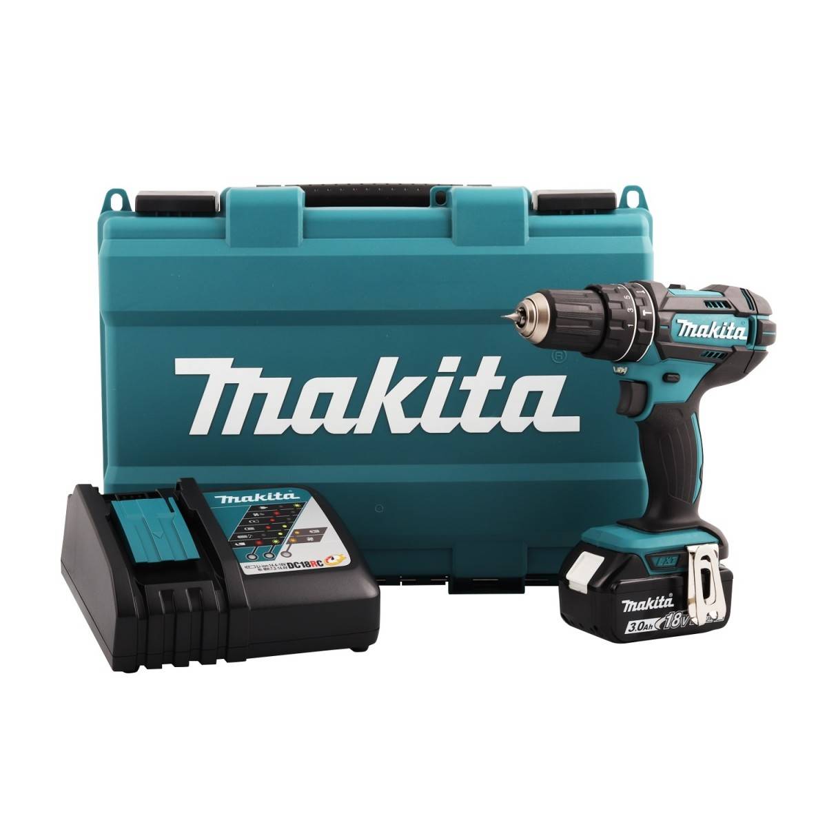 Makita DHP482RF 2-Gang-Akku-Schlagbohrschrauber inkl. Akku, inkl. Koffer-1