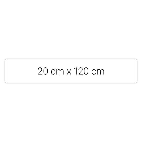 Bodenmarkierungsband WT-5125, Zebrastreifen,  Einzelstreifen, 200 x 1200 mm, weiß