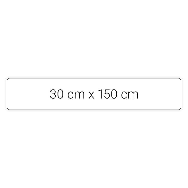 Bodenmarkierungsband WT-5125, Zebrastreifen,  Einzelstreifen, 300 x 1500 mm, weiß