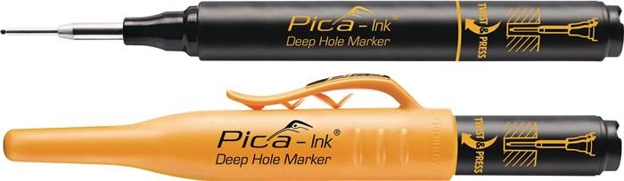 Tieflochmarker Pica-Ink schwarz m.Teleskopspitze PICA-0