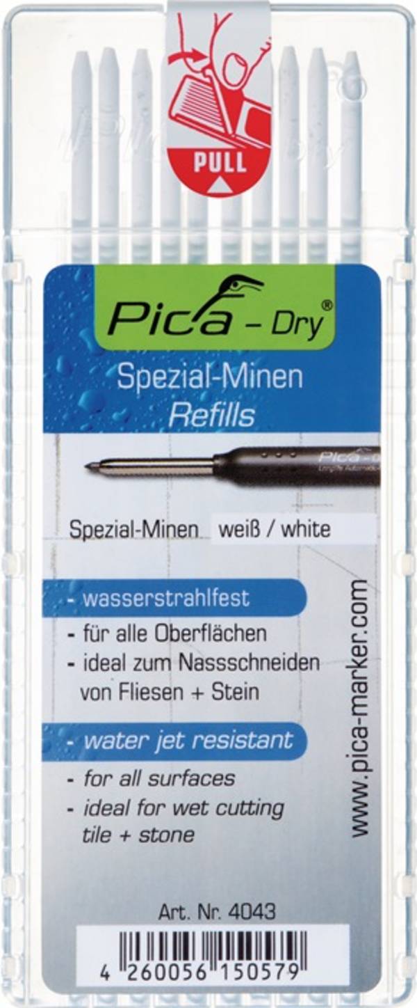 Pica-Marker Minen-Set weiss 4043