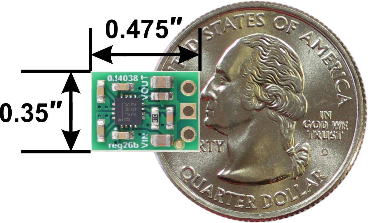Pololu S13V10F5 5V, 1A Step-Up/Step-Down Converter-2