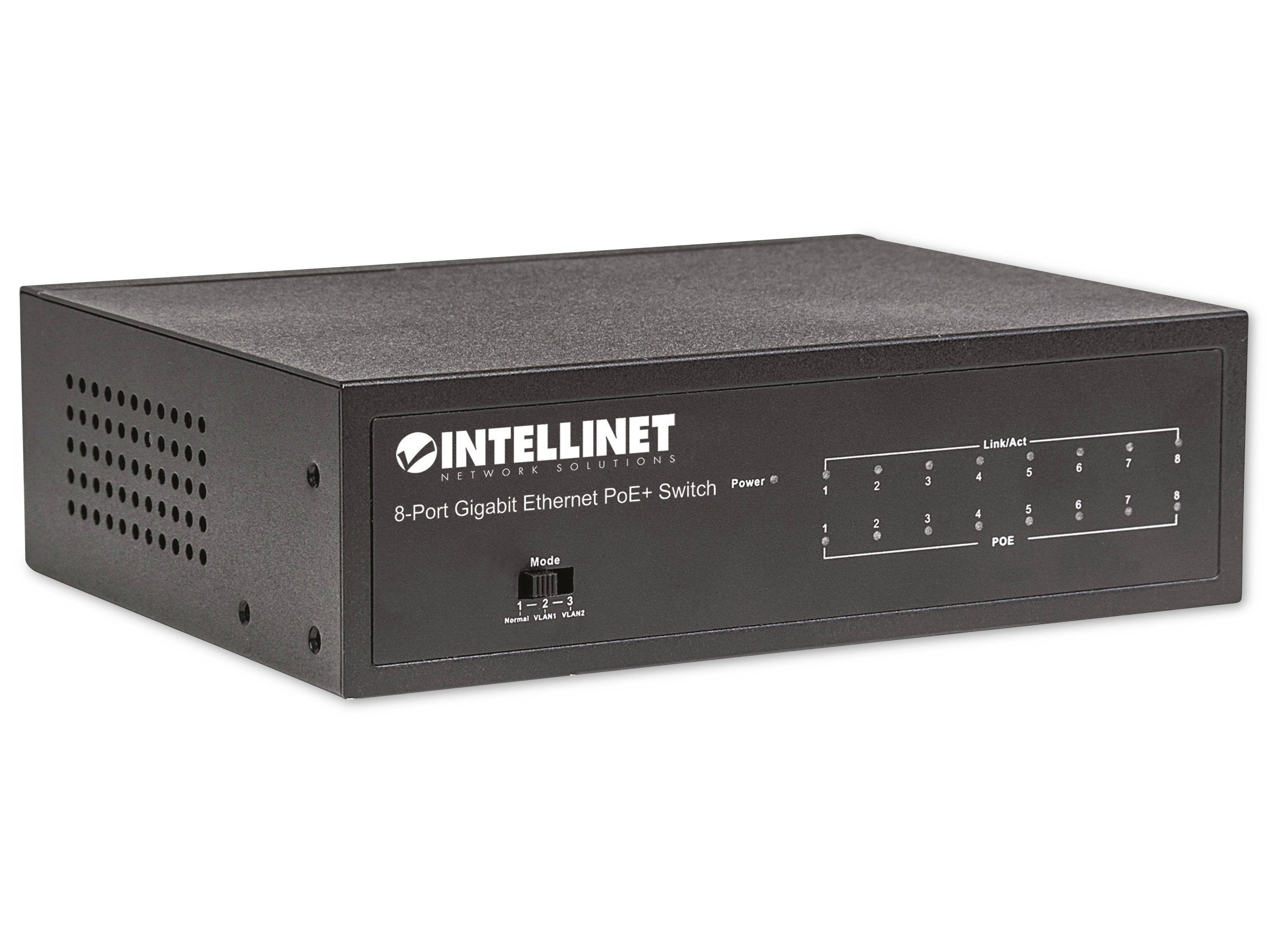 Symbolbild für Intellinet 561204 561204 Netzwerk Switch 8 Port 10 / 100 / 1000 MBit/s