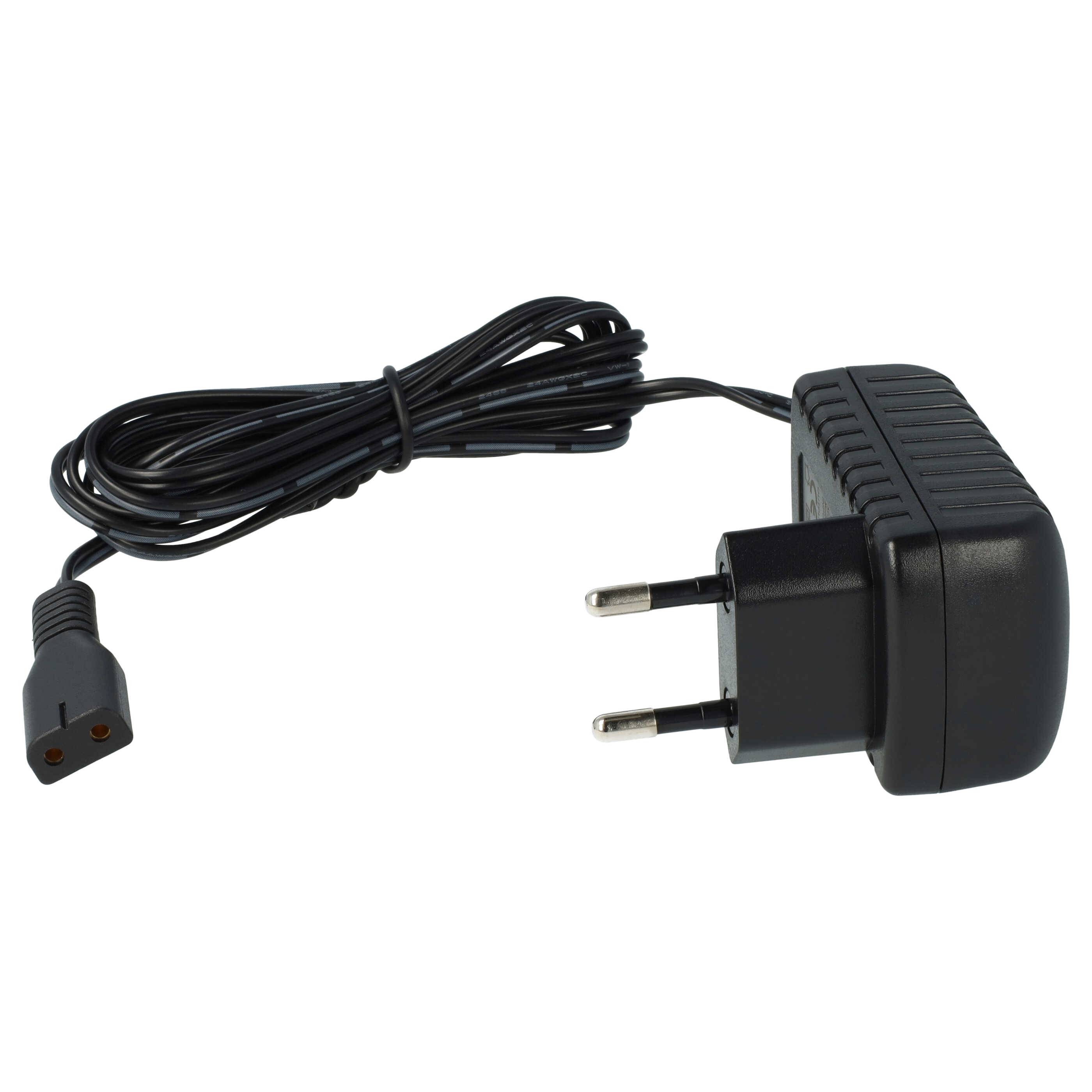 vhbw Netzteil kompatibel mit Rowenta Wet & Dry TN5100 | TN5120 Haarschneidemaschine, Haartrimmer - 150 cm-1