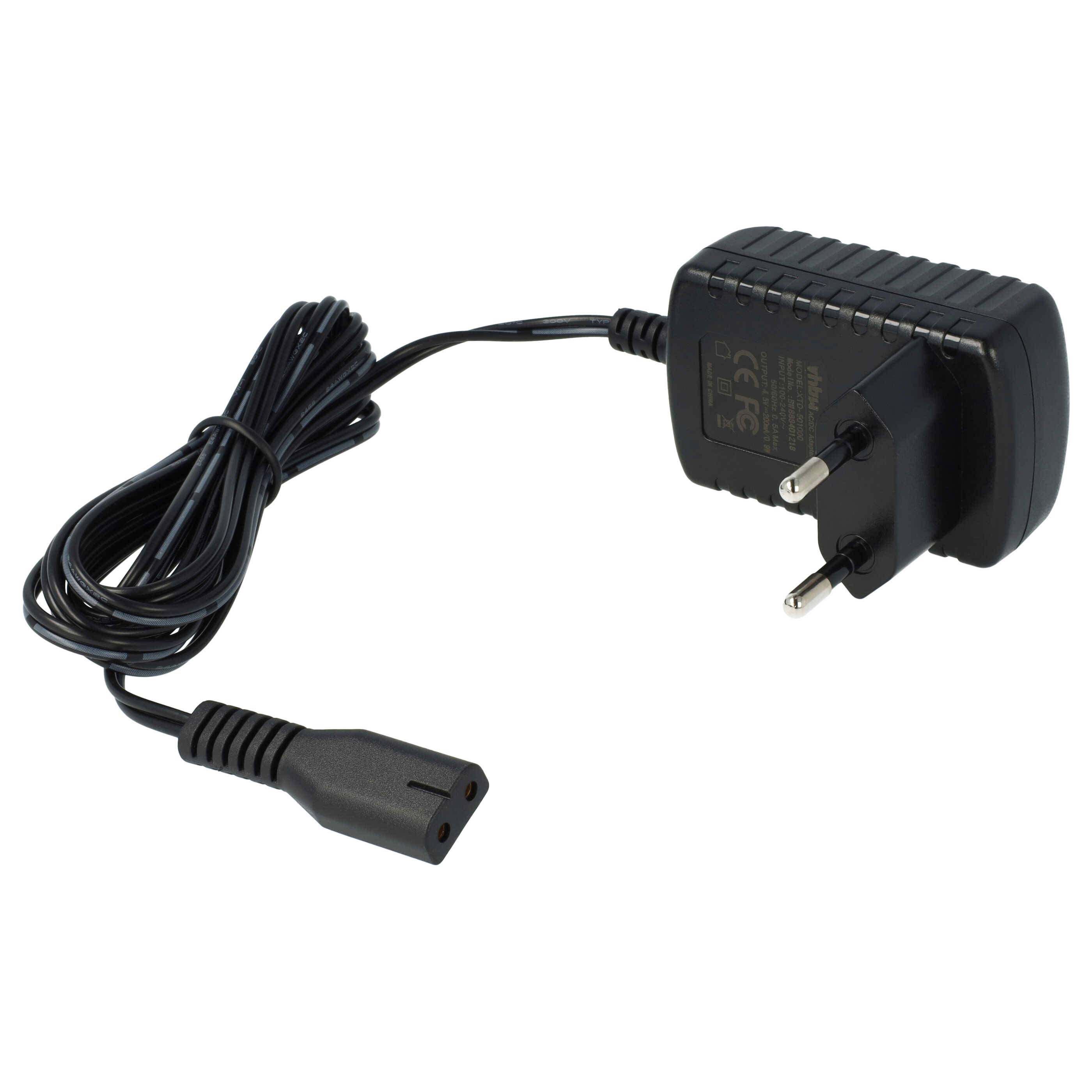 vhbw Netzteil kompatibel mit Rowenta Wet & Dry TN5100 | TN5120 Haarschneidemaschine, Haartrimmer - 150 cm-3