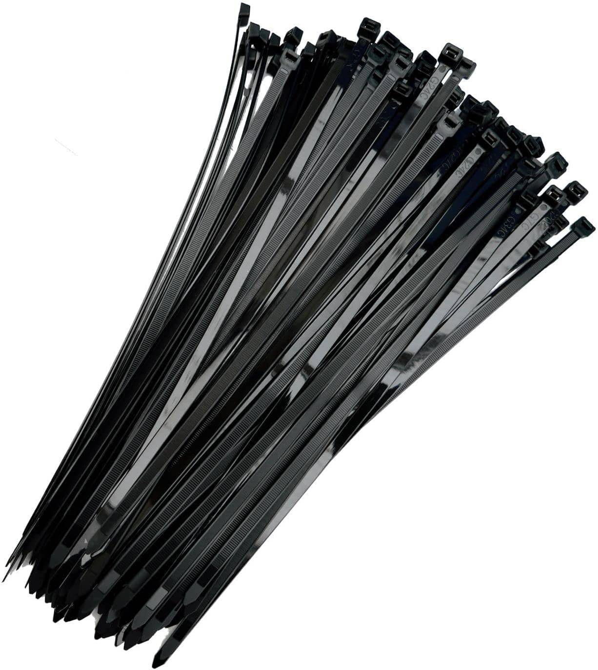 Kabelbinder 1000 Stück schwarz UV beständig Universalbinder 2,5 x 100 mm-2