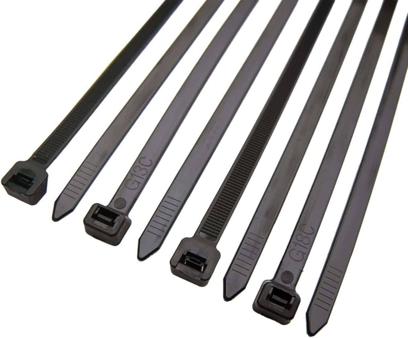 Kabelbinder 500 Stück schwarz UV beständig Universalbinder 2,5 x 100 mm-1