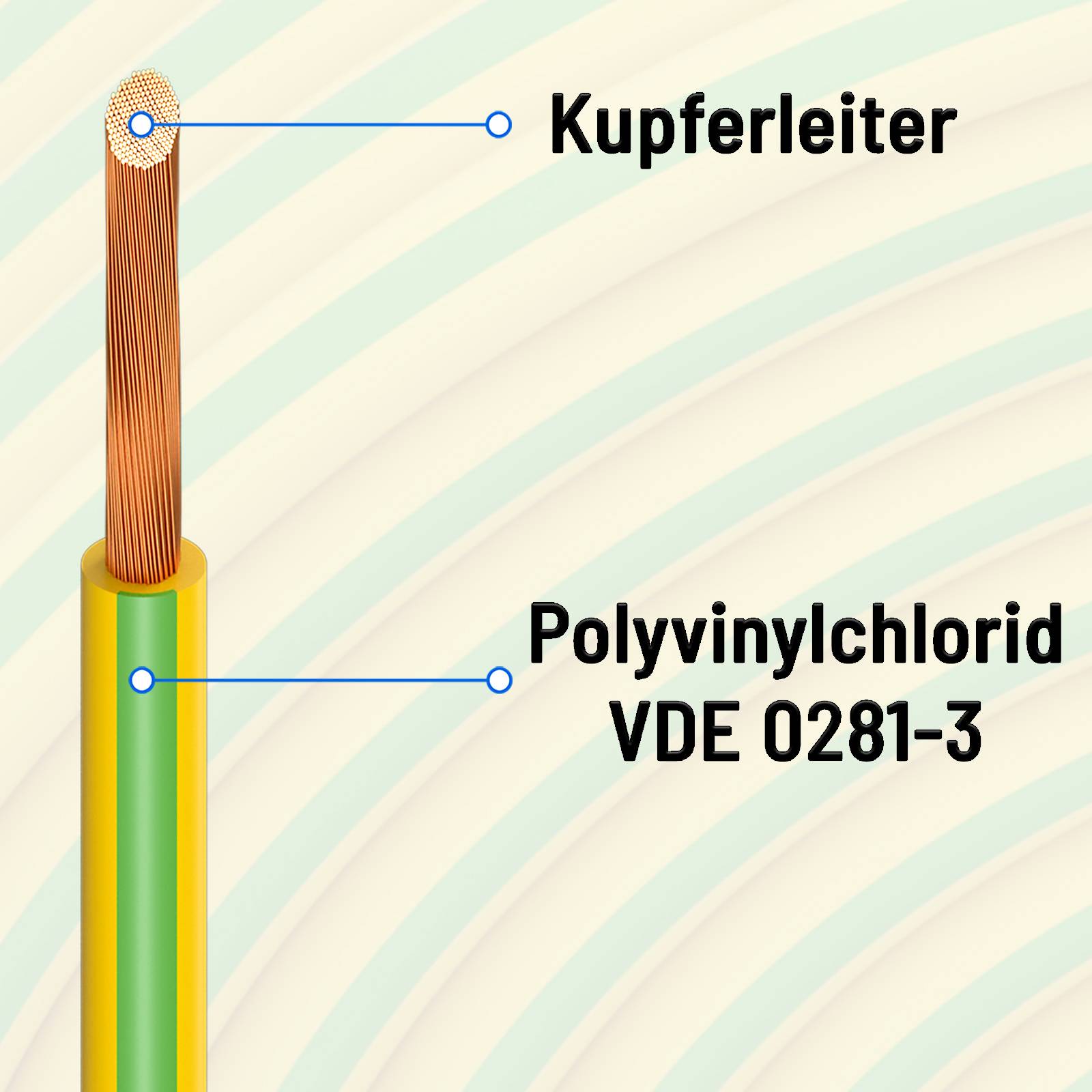 hb-digital Erdungskabel 6mm2 flexibel 20m PVC Aderleitung H07V-K für PV Anlagen-2