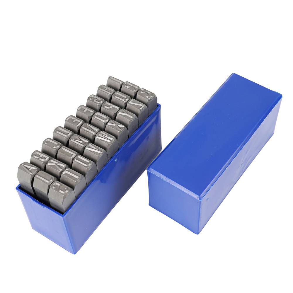 Dönges Handschlagstempelsatz spitz, 27-teilig, A - Z, Schrifthöhe 10 mm-1