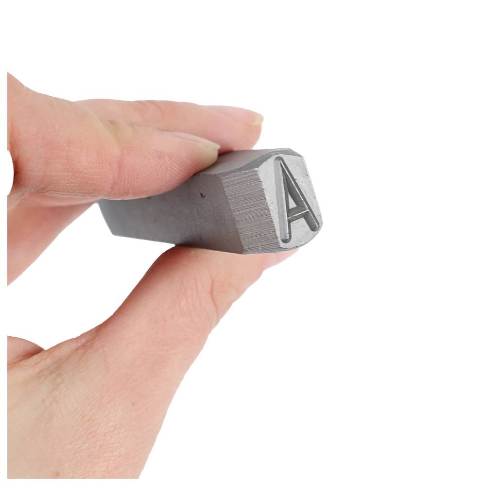 Dönges Handschlagstempelsatz spitz, 27-teilig, A - Z, Schrifthöhe 10 mm-2