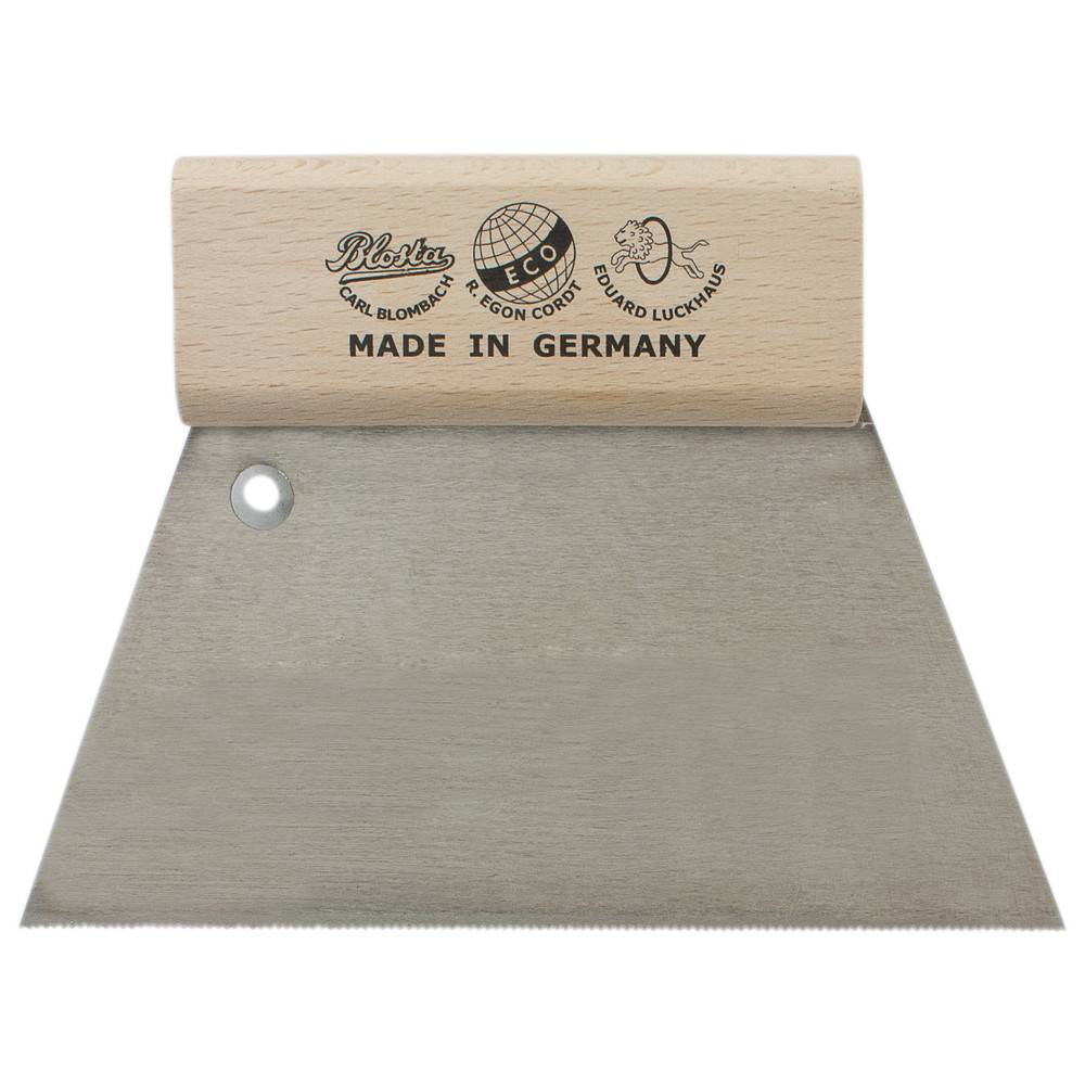 Dönges Zahnspachtel 180 mm, Zahnung A4, Zahnabstand 1,1 mm, Zahntiefe 0,75 mm-0