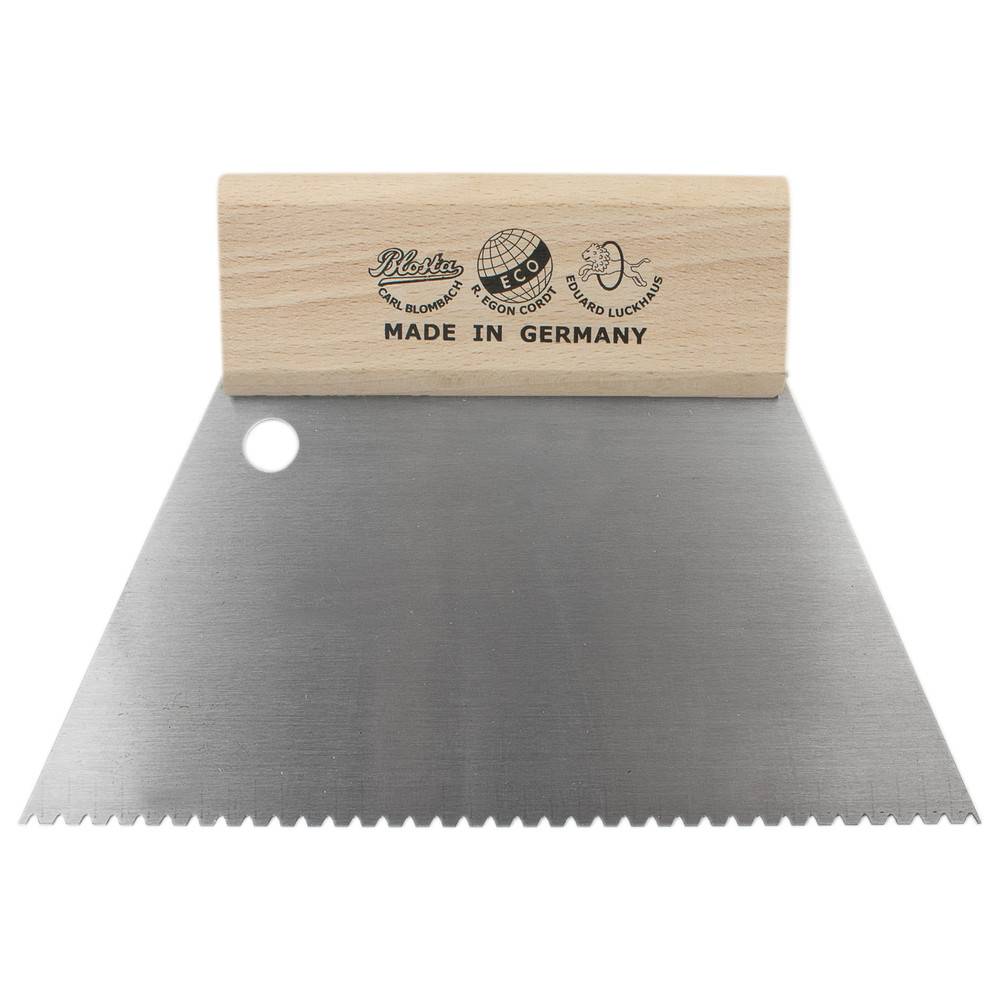 Dönges Zahnspachtel 180 mm, Zahnung B1, Zahnabstand 2,4 mm, Zahntiefe 2,0 mm-0