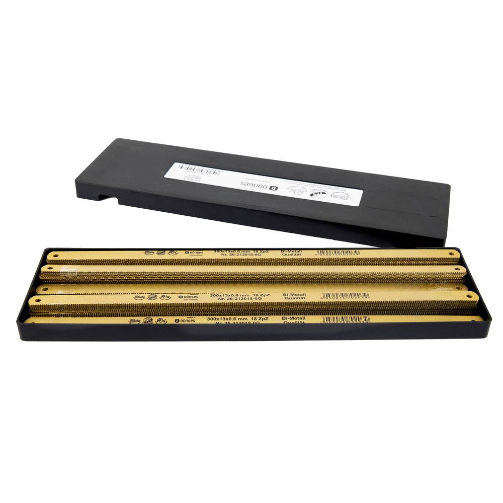 Dönges Metallsägeblatt HSS Bi-Metall, einseitig, gold, 300x13x0,63 mm, 18 ZpZ-1