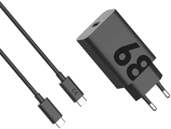 Motorola Solutions TurboPower USB-C Wall Charger+ Kabel SJMC682 68W - black-0