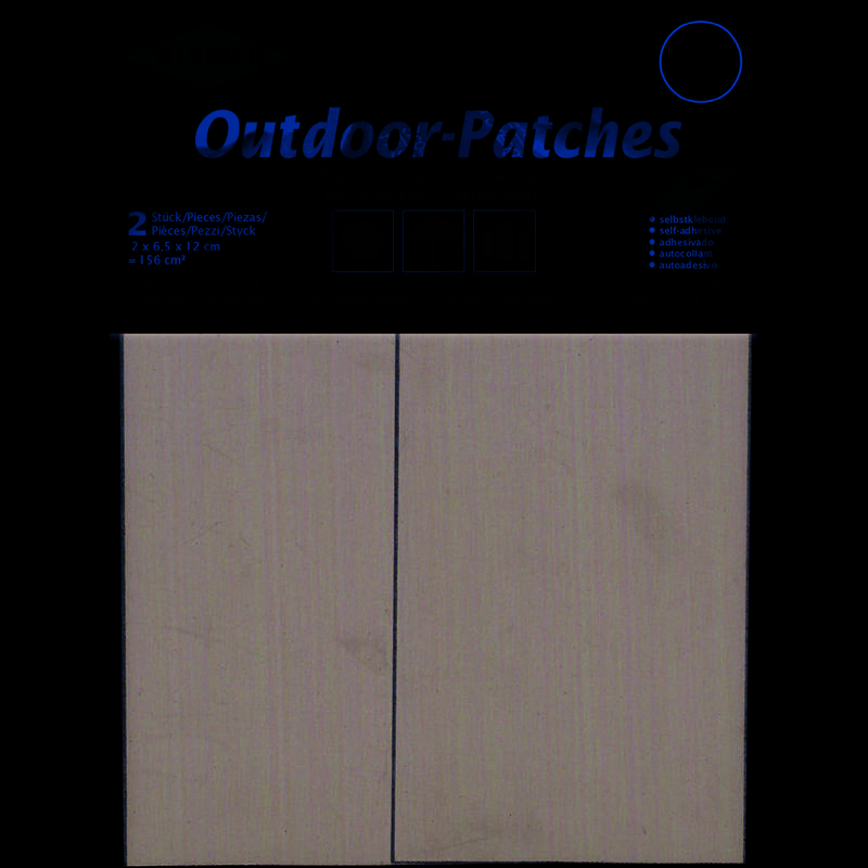 Kleiber Outdoor-Patches ca. 156 cm² 07 schwarz 2 St-0