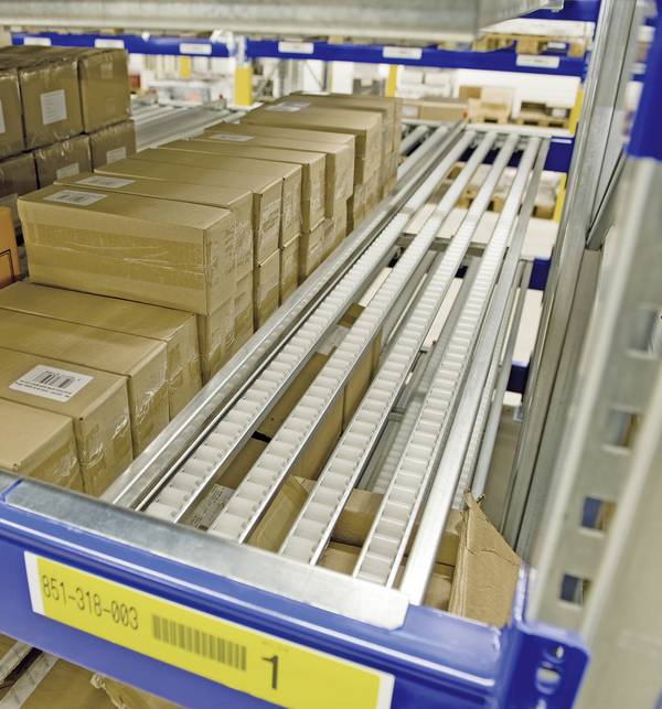 Fachebene Rollenleistensegment Set 2700x1100 8RL verzinkt