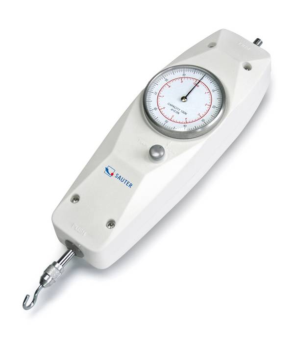 Mechanisches Kraftmessgerät FA 500, Max 500 N, Ablesbarkeit 2,5 N