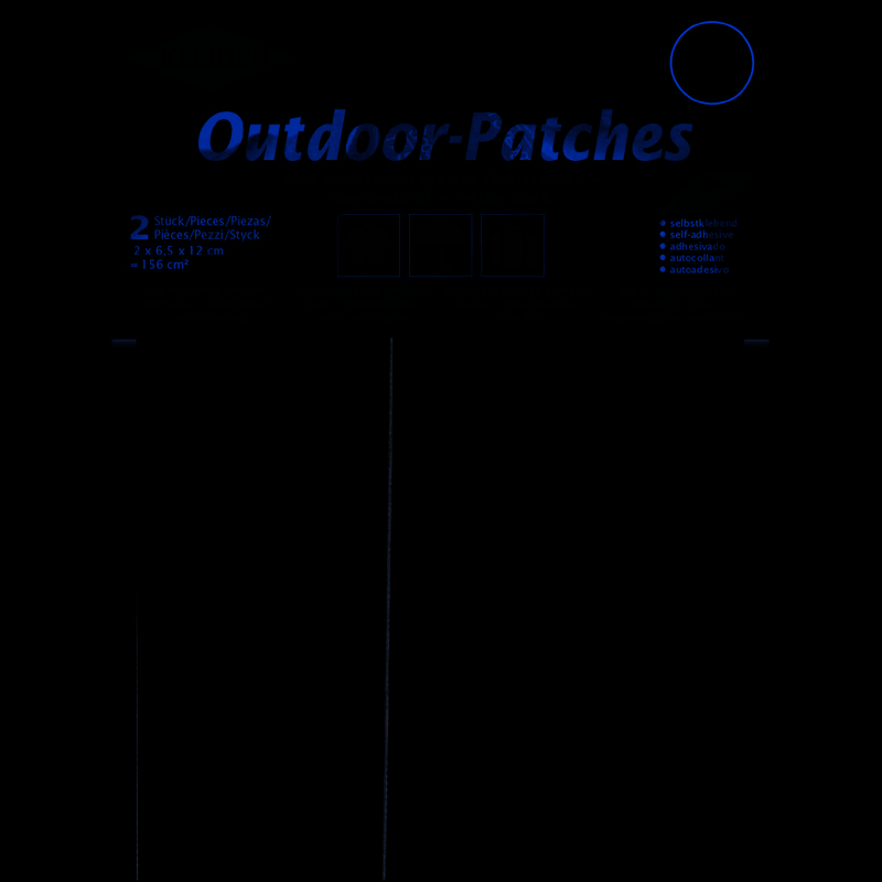 KLEIBER Outdoor-Patches, selbstklebend, 65 x 120 mm, weiß-0