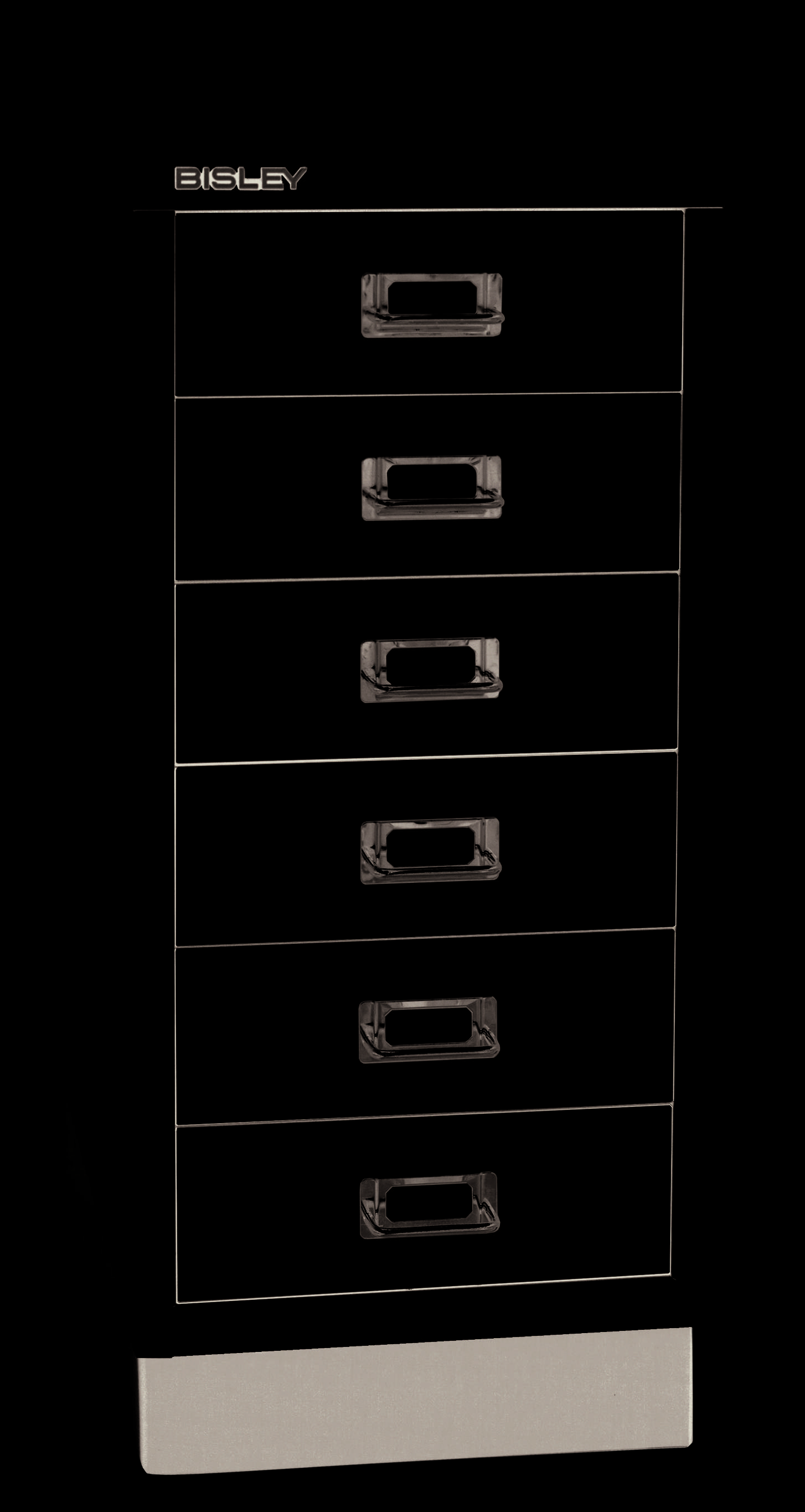 Bisley MultiDrawer™, 29er Serie mit Sockel, DIN A4, 6 Schubladen, Farbe verkehrs-2