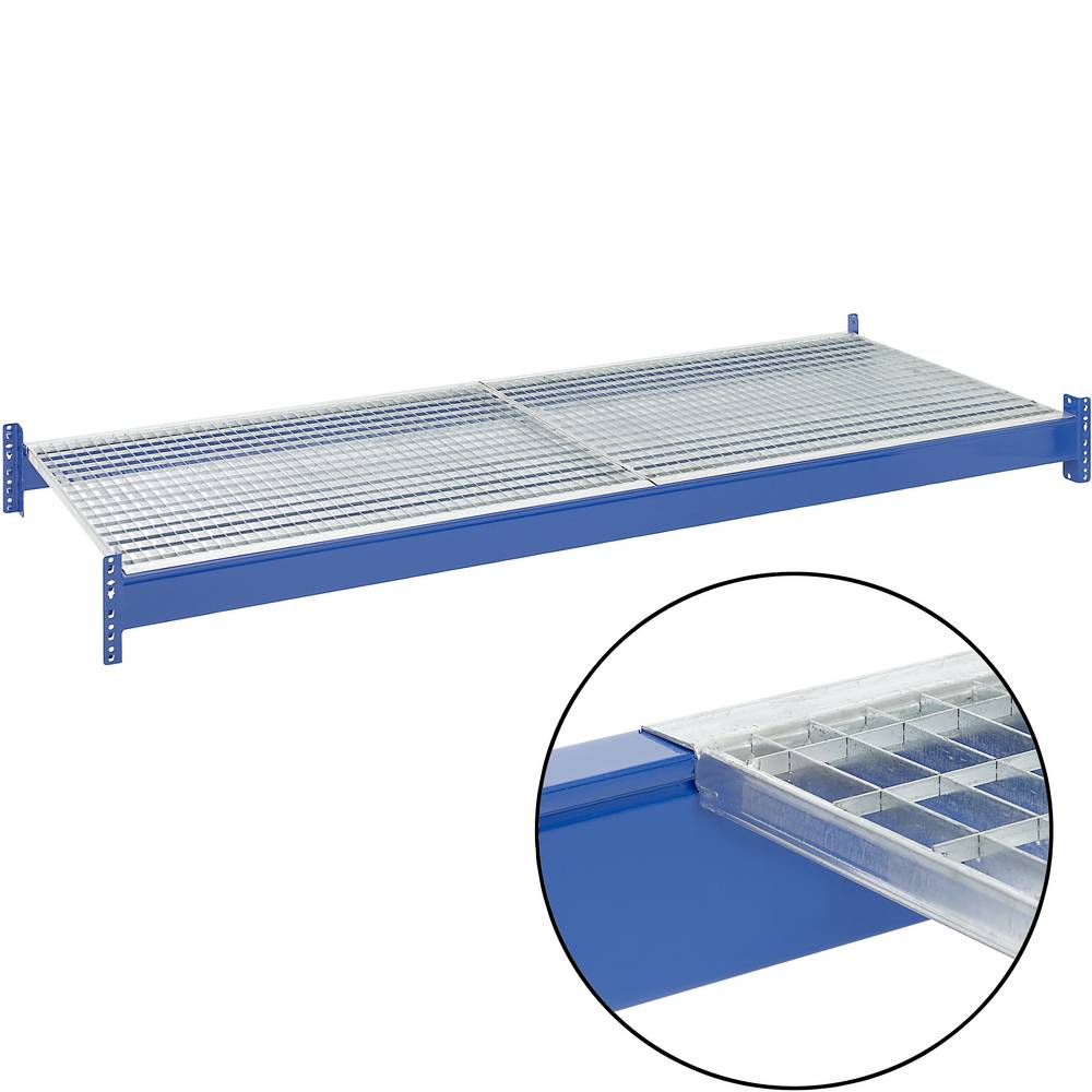 Gitterrostboden Set / 2700x1100 eingelegt 2-teilig MW66x33 3000kg verzinkt-0