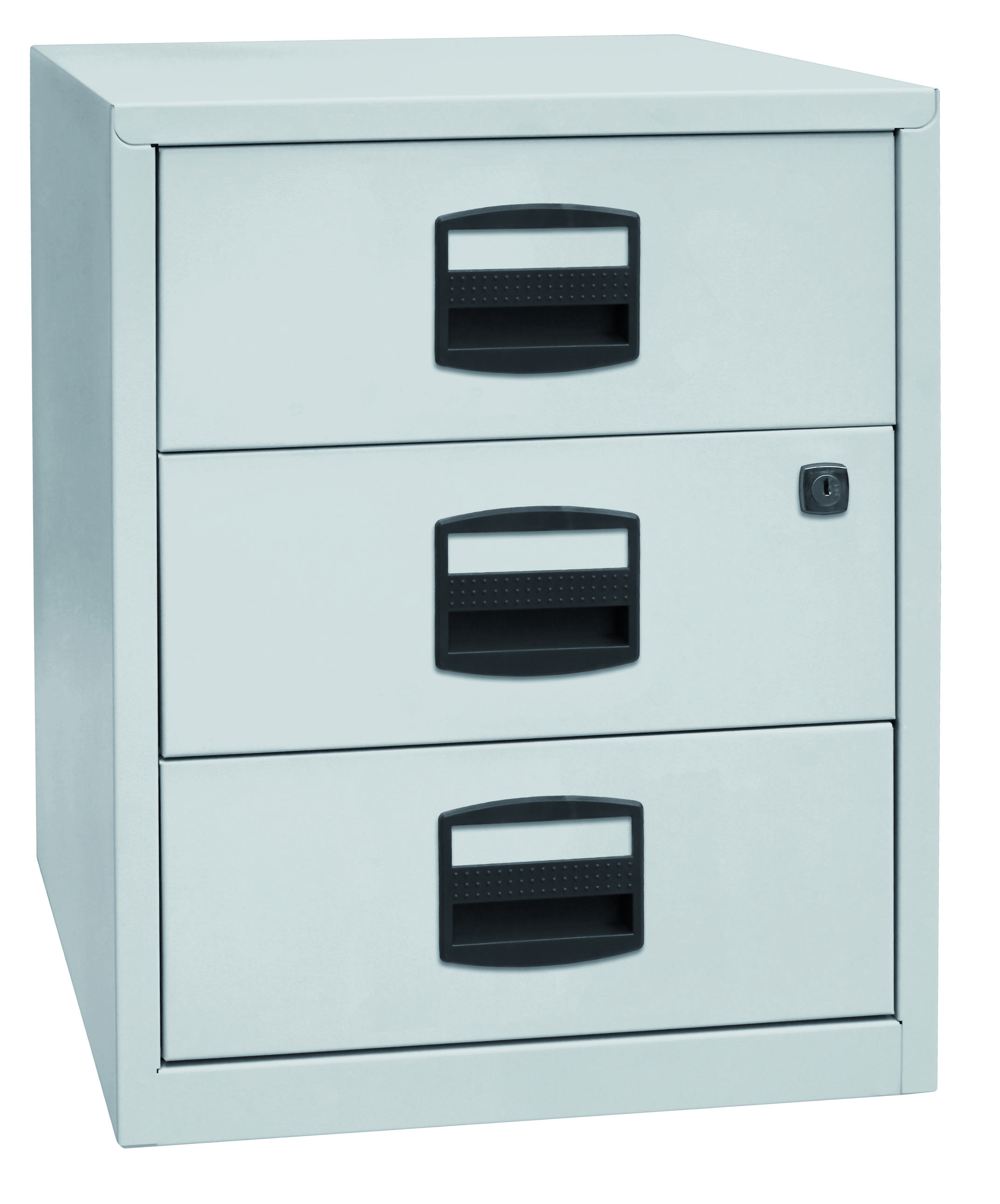 Mobiler Beistellschrank PFA 3 Universalschubladen lichtgrau. Bisley GmbH 18033249-2