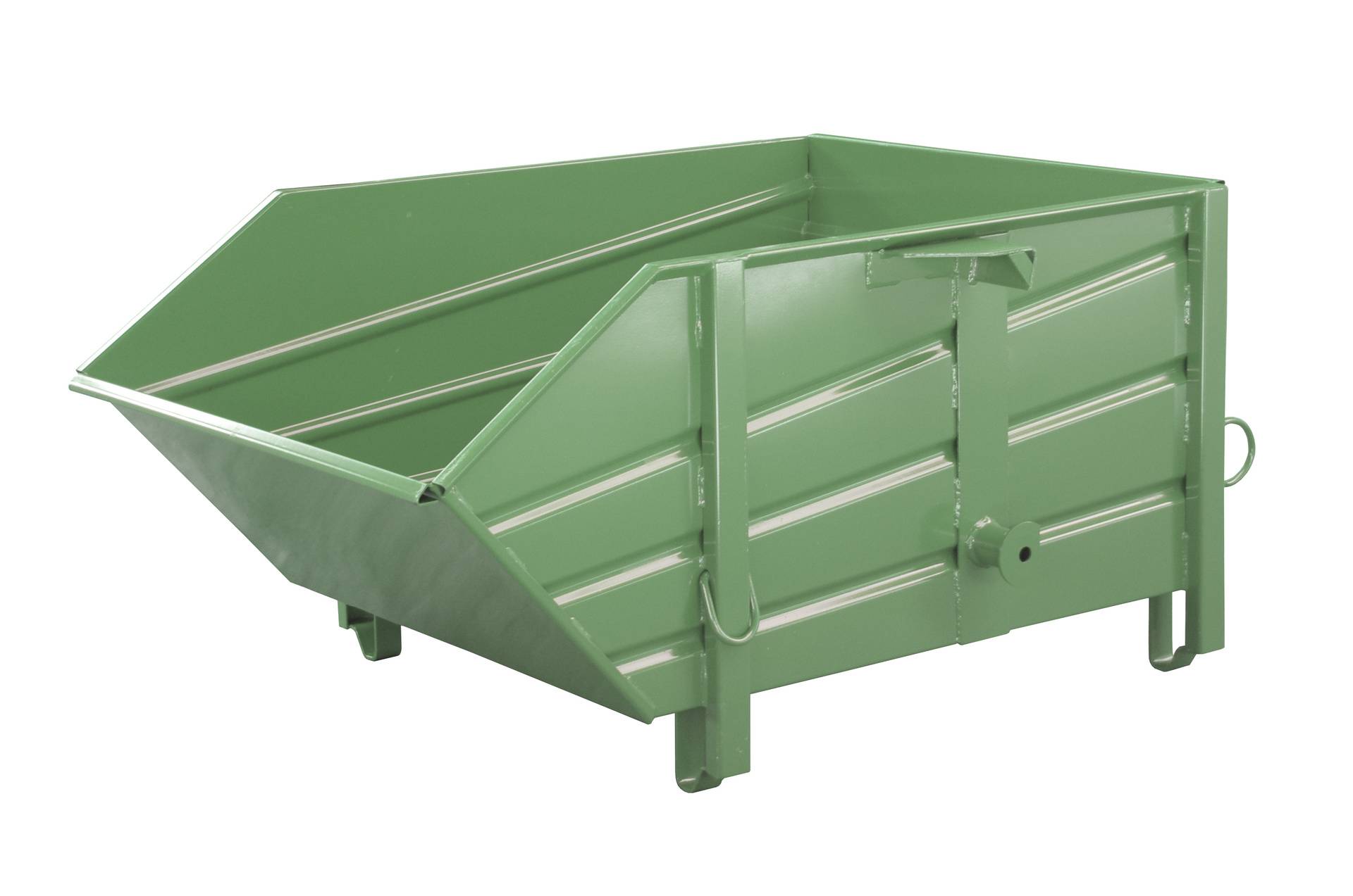 Baustoffbehälter BBP 100, lackiert, Resedagrün-1