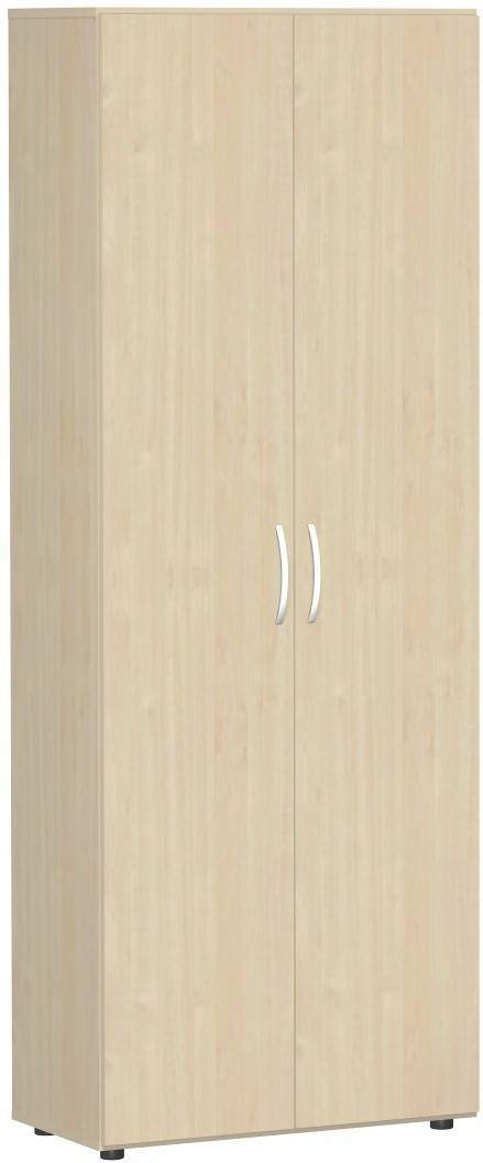 GERA Flügeltürschrank 6 OH 80x42cm mit Justierfüßen ohne Schloß ahorn-0