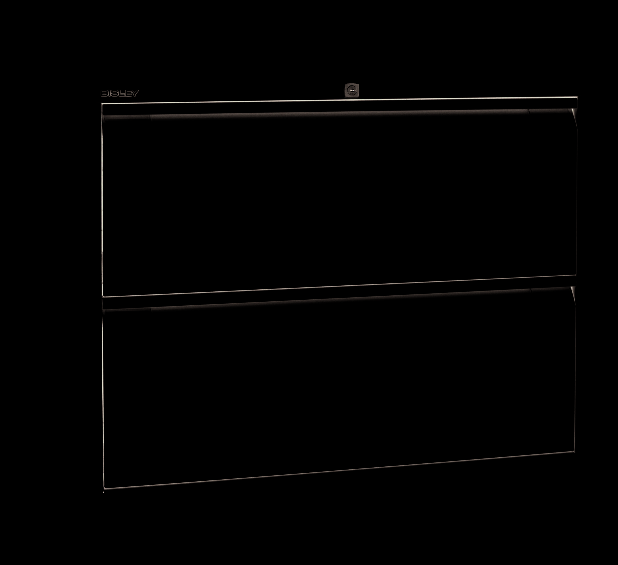 Bisley Hängeregistraturschrank, doppelbahnig, DIN A4, 2 HR-Schubladen, Farbe ver-3