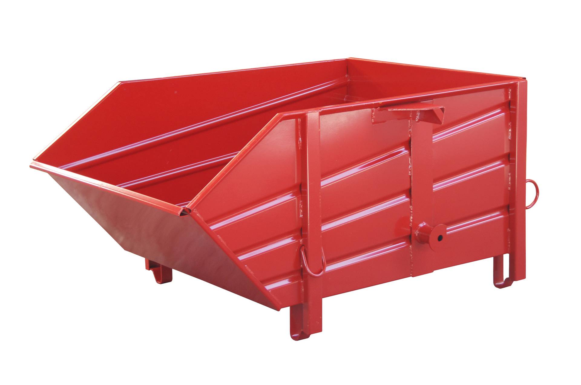 Baustoffbehälter BBP 100, lackiert, Feuerrot-2