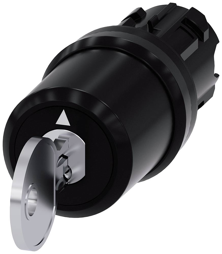 Siemens 3SU1000-5BL11-0AA0 - Schlüsselschalter CES, 22 mm, rund, Kunststoff, Sc