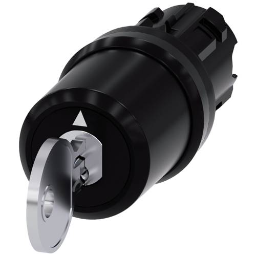 Siemens 3SU1000-5BL11-0AA0 - Schlüsselschalter CES, 22 mm, rund, Kunststoff, Sc