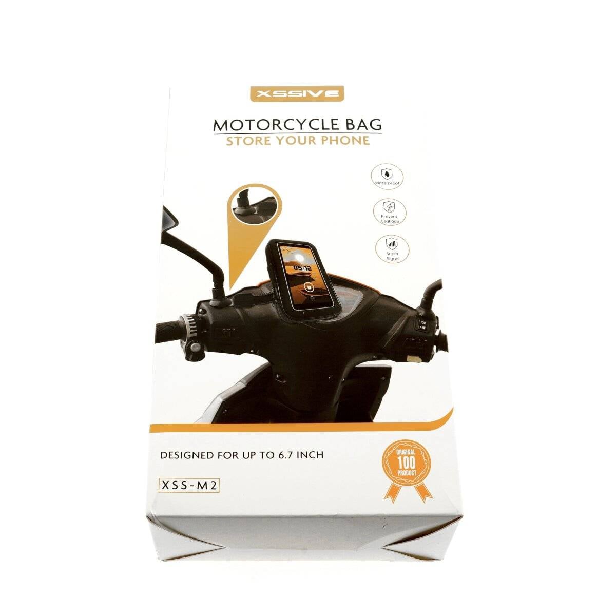 Wasserdichte Motorradtasche für bis zu 6,7 Zoll-2