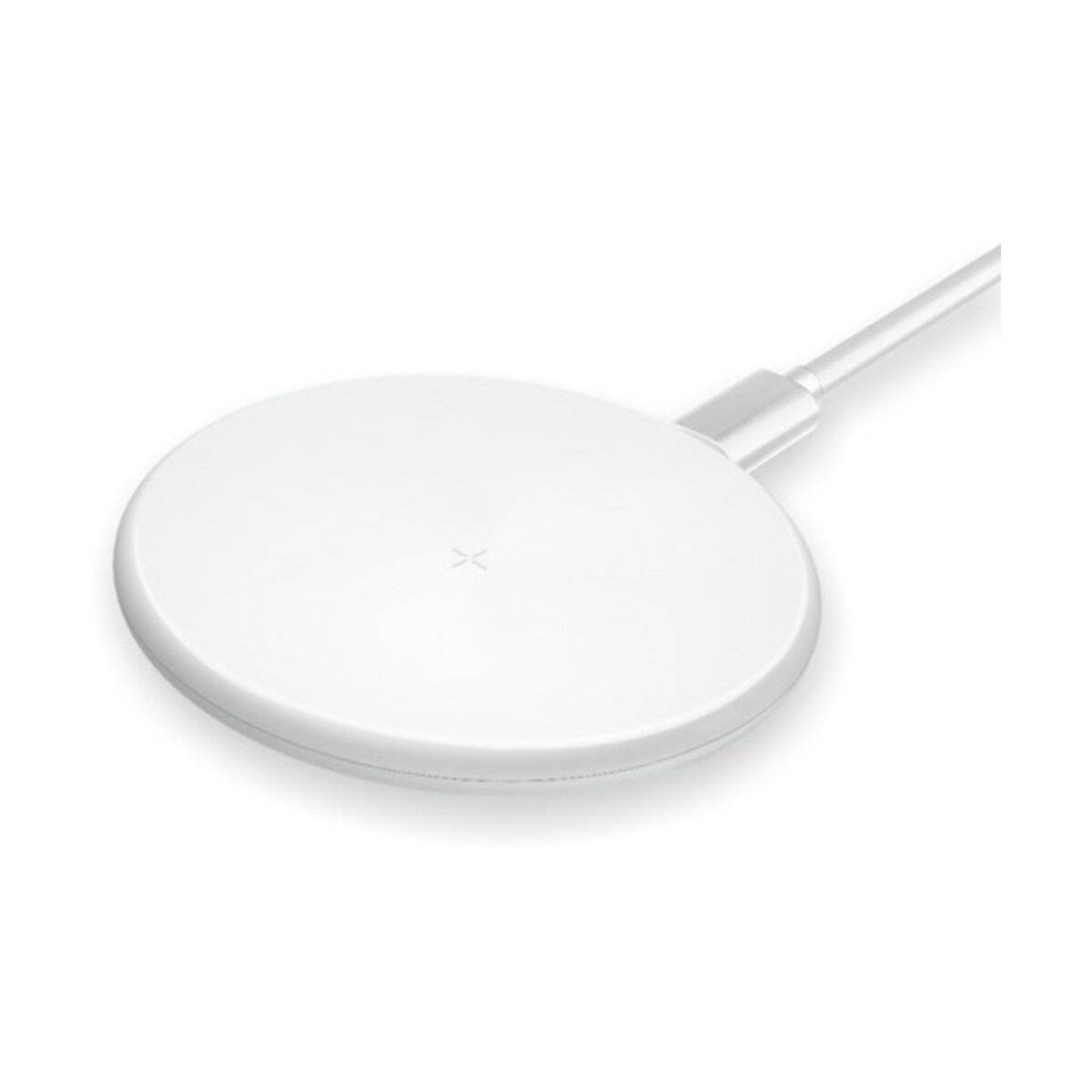 15W Universal Kabelloses Lade-Tischpad für Android und iOS Weiß-0