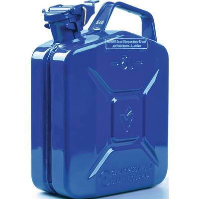 Kraftstoffkanister 5l Signalblau RAL 5005 Stahlbl.0,9mm L230xB120xH310mm VALPRO-0