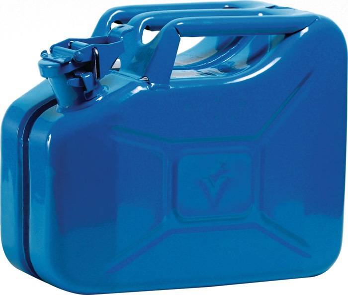 Kraftstoffkanister 10l Signalblau RAL 5005 Stahlbl.0,9mm L345xB165xH275mm VALPRO-0