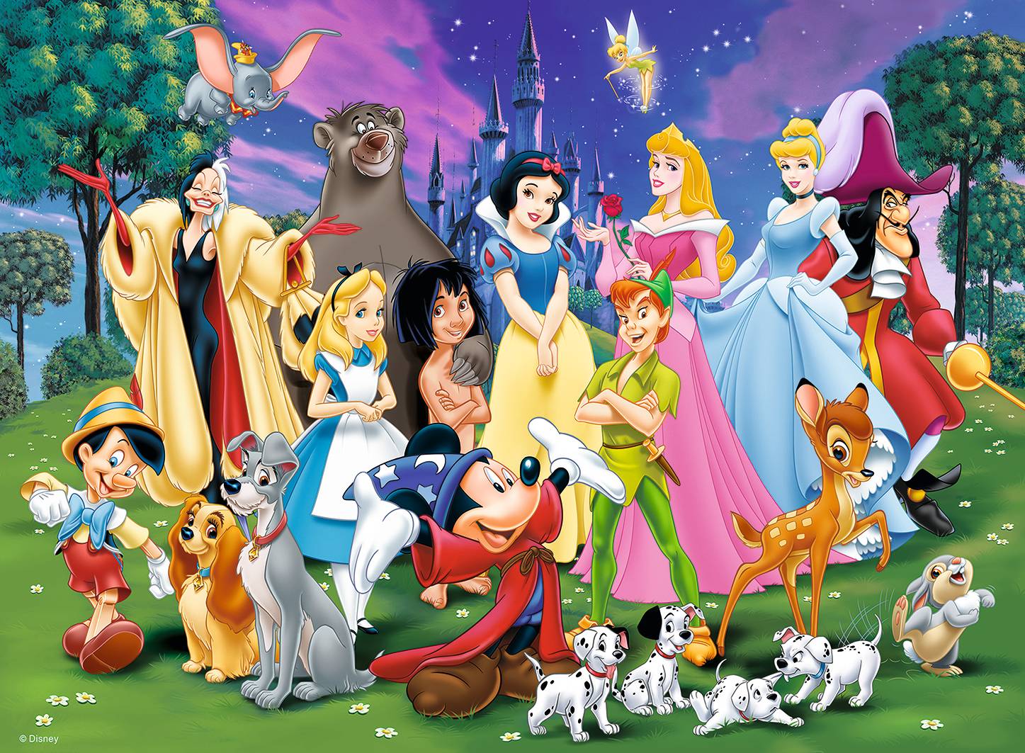 Ravensburger Disney, Klassiker, Disney Lieblinge, 200 Stück(e), Cartoons, 8 Jahr(e)-0