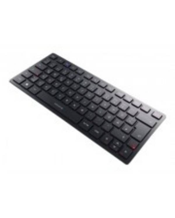 Cherry KW 9200 MINI, 75%, Verkabelt & Kabellos, USB + RF Wireless + Bluetooth, Scherenschalter, QWERTY, Schwarz