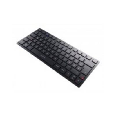 Cherry KW 9200 MINI, 75%, Verkabelt & Kabellos, USB + RF Wireless + Bluetooth, Scherenschalter, QWERTY, Schwarz-0