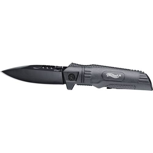 Walther Outdoormesser SubCompanionKnife SCK 5.0719 mit Holster, mit Clip Schwarz