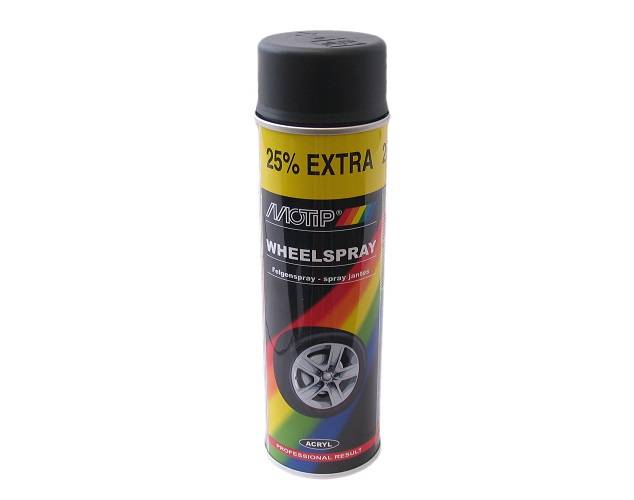 Motip-Spray-Bus 400 ml Wheelspray Mattenschwarz-0