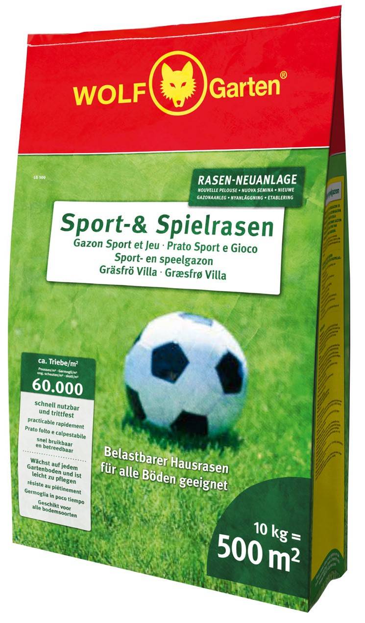 WOLF-Garten LG 500 Sport- und Spiel Rasensamen 10.0 kg-0