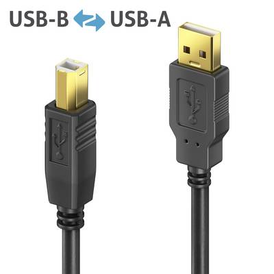 Premium Aktiv USB v2.0 USB-A / USB-B Kabel - 5,00m-0