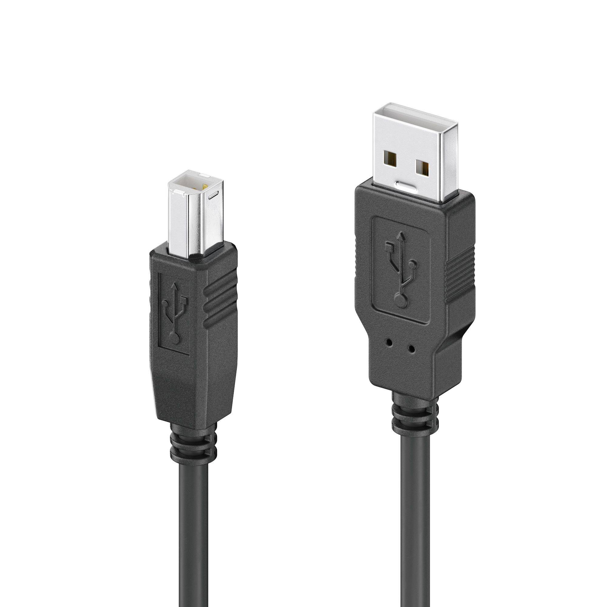 sonero USB 2.0 Kabel, USB-A auf USB-B - 2,00m, schwarz-0