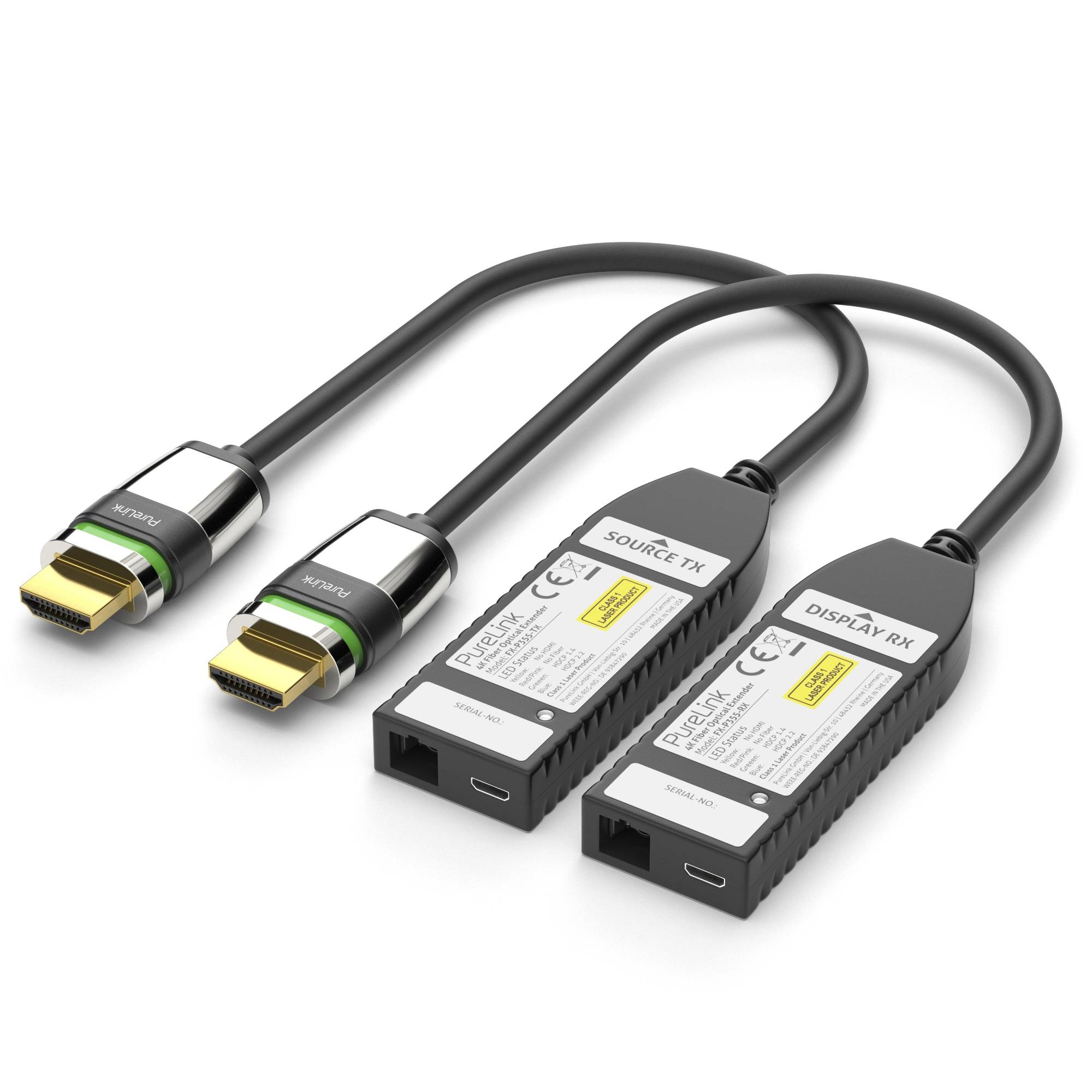 4K Premium Hochgeschwindigkeits-HDMI-Multimode-Glasfaser-Extender-Set, ULS™-1