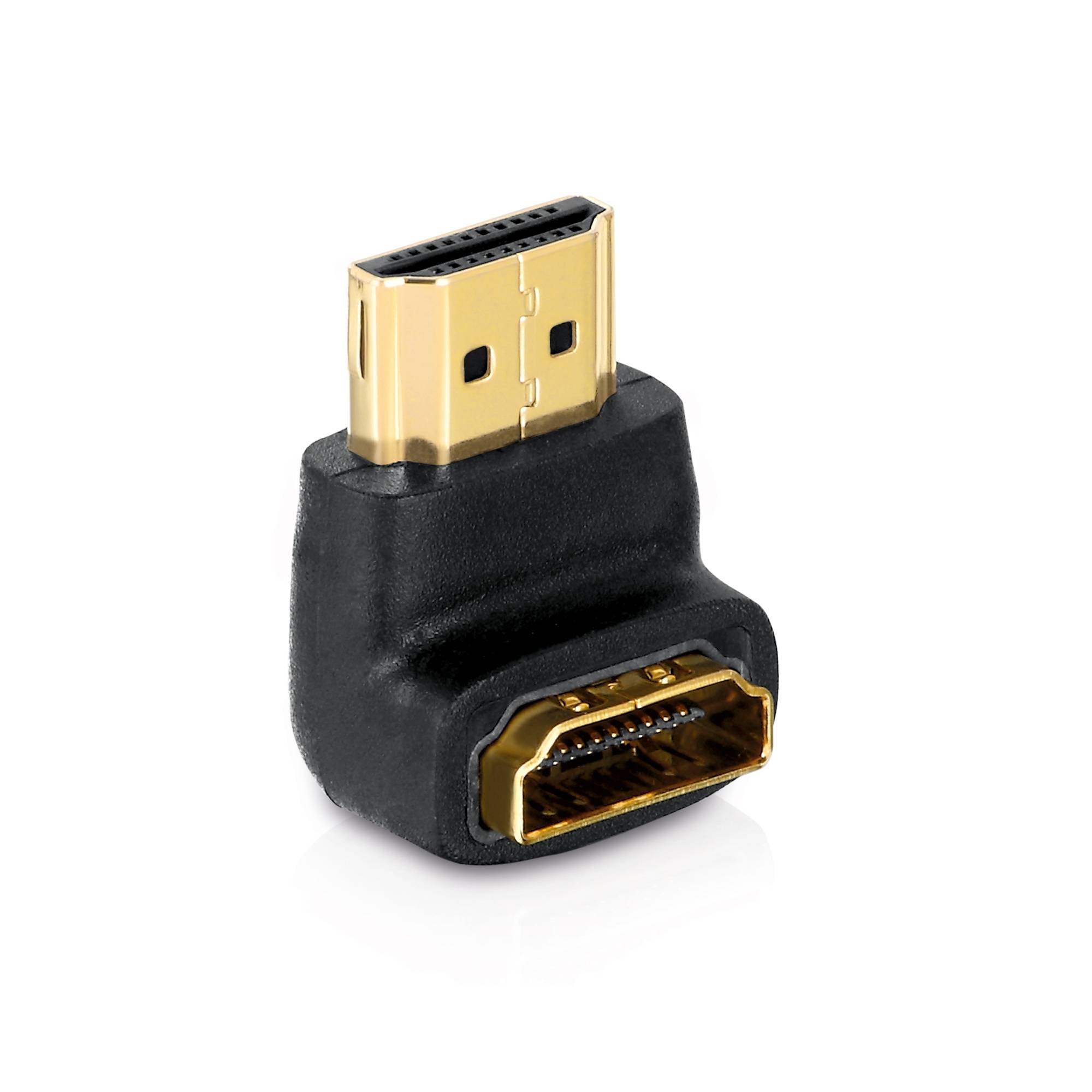 4K Premium High Speed HDMI Winkeladapter 90°-1