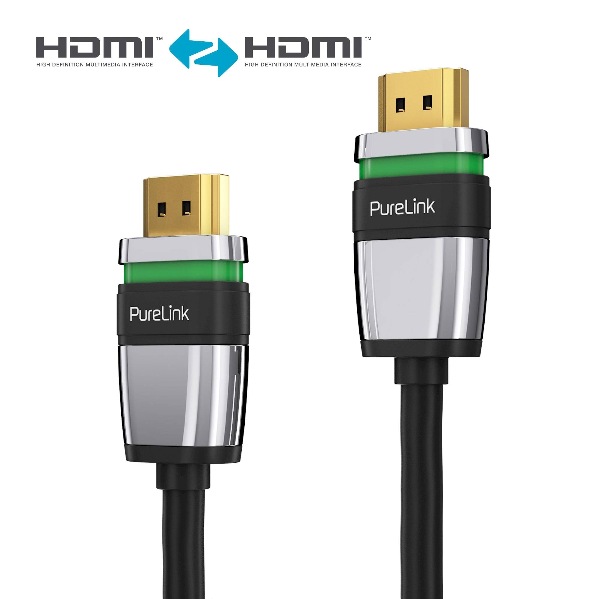 Halogenfreies 8K-Ultra-High-Speed-HDMI-Kabel – schwarz, 0.50m​​​​​​​-0